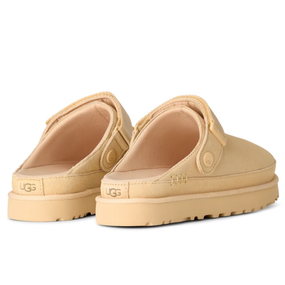 UGG GOLDENSTAR CLOGS PALE BUTTERNUT SIZE 8 NEW - Picture 2 of 10